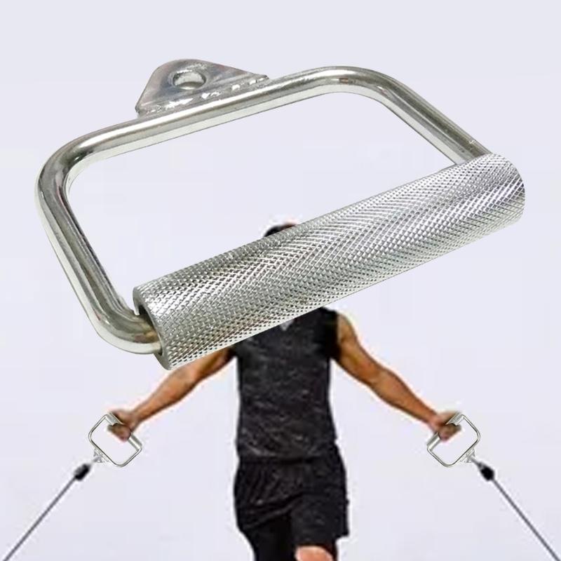 Power Cable Crossovers Gear Grip Stirrup Handle Attachments Replacement Power Cable Machine Strength Trainings, Gym Home