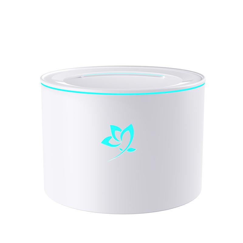 Creative Colorful Aromatherapy Machine Desktop Diffuser Humidifier Household Silent Simulation Flame Aromatherapy Machine Large Fog Volume белый
