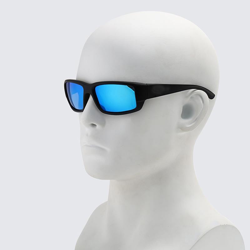 Men’s Colorful Sports Sunglasses, Windproof UV Protection Cycling Glasses for Driving, Outdoor Running Fishing Shades