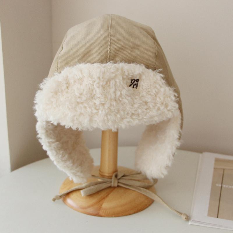 

Милая и крутая шапочка-таблетка, женская зимняя утолщенная теплая флисовая шапка из овечьей шерсти от холода, мужская Adult average size бежевый