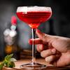 4PCS 190ML Cocktail Glass Martini Glass Crystal Set of 4