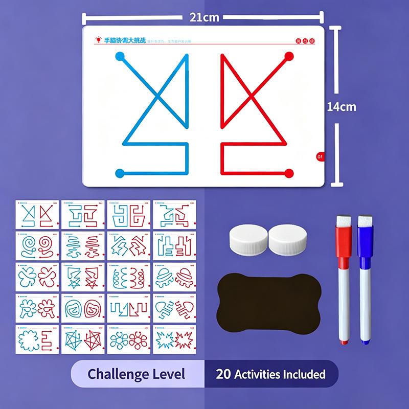 Preschool Hand Brain Coordination Action Training Tool Kids Cognitive Skill Development Game for Full Brain Balance Gift
