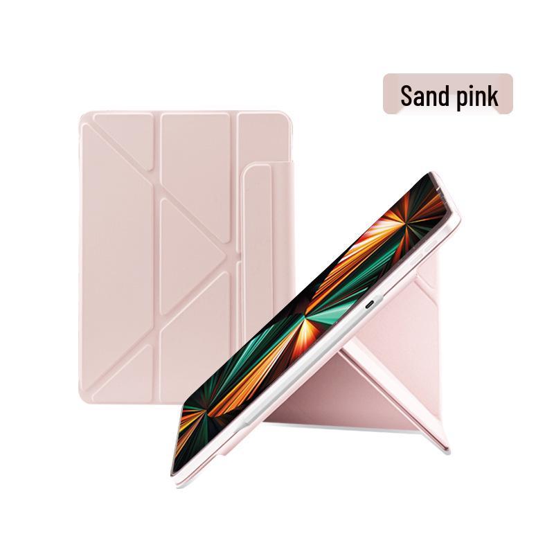 iPad 2024 Pro 11-inch Air 4/5 Magnetic Protective Case with Vertical/Horizontal Stand and Adjustable Pen Slot