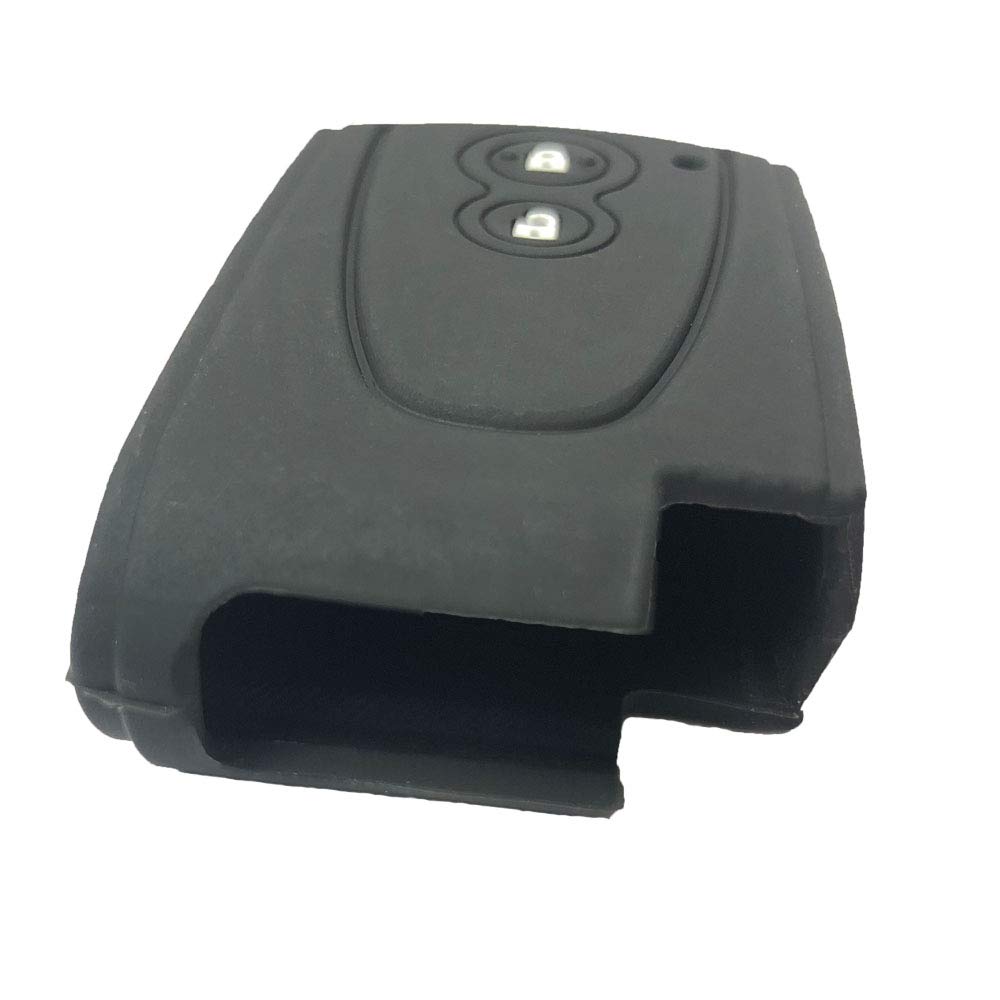 ZIAN Silicone Smart Key Case for Daihatsu Cars Copen Copen LA400K 2 Button Key Cover (MY-DH2J-02) (Black)
