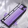 125-Key Gradient Purple Keycaps with PBT Dye Sub Cherry Profile for 616487104108 Cherry MX Switch Mechanical Keyboards (Purple)