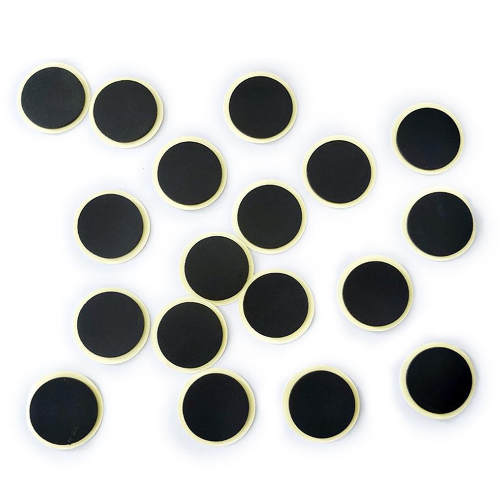 30 Pcs Glueless Bike Tube Tire Puncture Repair Patch Bycicles Inner Tube Puncture Patch for Road Mountain Bicycles