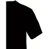 Taglie Europee T-shirt Casual Estiva a Maniche Corte da Uomo Nera con Comoda Stampa 3D e Girocollo.