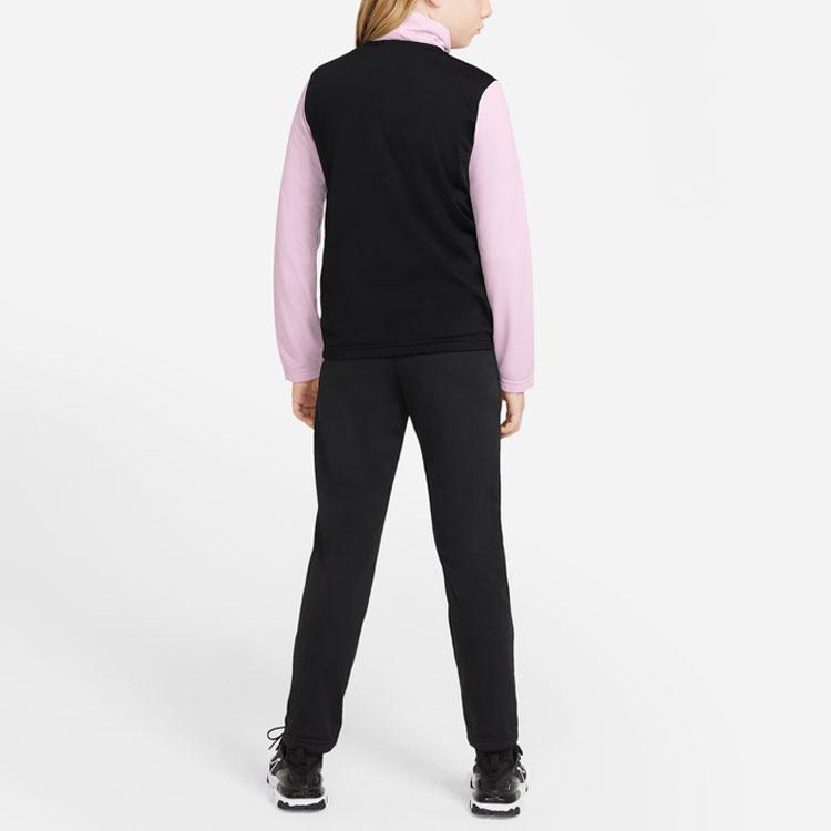 Nike Ležérní sportovní souprava barevný blok nápisy dětská souprava růžová černá DH9661-011
