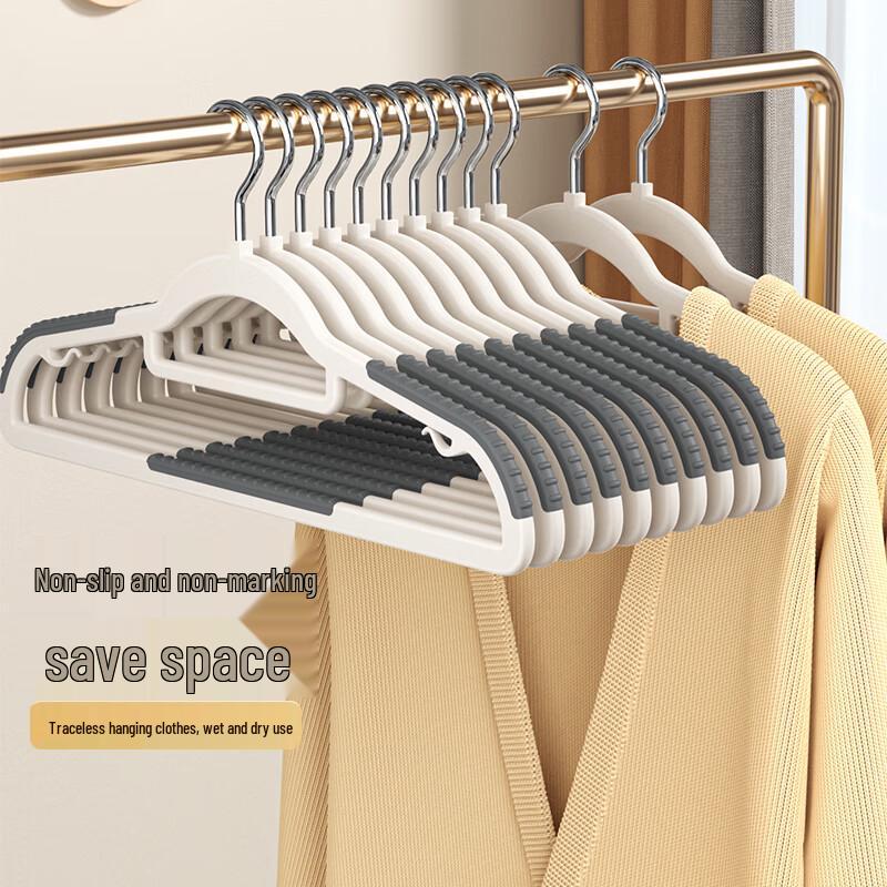 HOUYA 42cm Non-slip Clothes Hangers (20-pack)