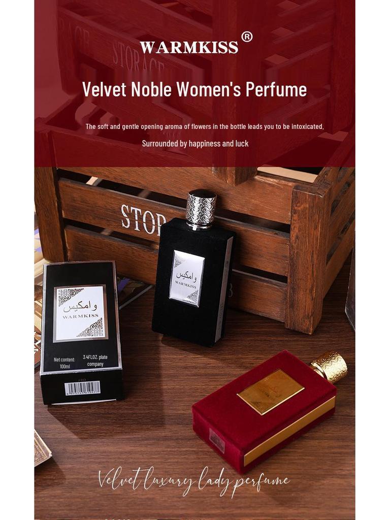 Dubai Arabian Perfume for Men & Women - Long-lasting Woody Scent, Middle Eastern Red Velvet Fragrance