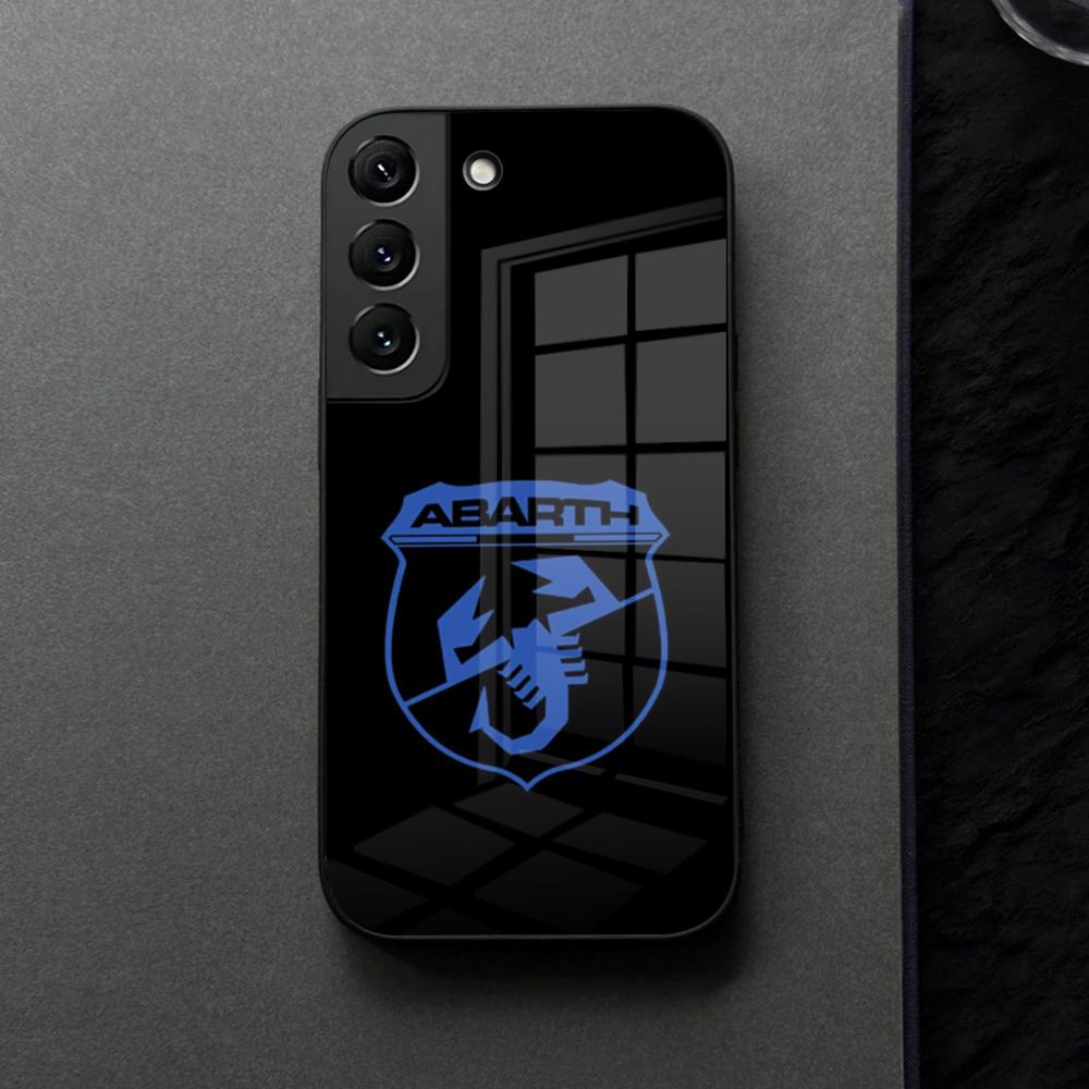 A-ABARTHEs Italy Car Phone Case Glass For Samsung Galaxy S21 S25 S22 S20 S24 S23 Ultra Fe Plus A16 A34 A54 A24 Coque