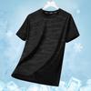 Camouflage Ice Silk Short-sleeved T-shirt For Men, Loose Sports Quick-drying T-shirt, Outdoor Casual Sports Top For Men