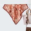 New Women's Temperament Small Square Scarf Decorative Velvet Silk Korean Version Autumn Winter Warm Wholesale