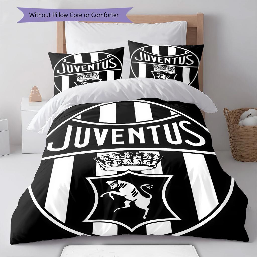 Set cu cuvertură și fețe de pernă Man Utd Decor Acasă Cadou de Ziua de Naștere (1 * husă de pilotă + 2 * fețe de pernă, fără miez)