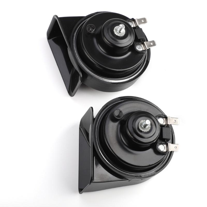 12V Car Horn, 410DB Car Snail Horn, Air Horn, Waterproof Motorcycle Modification, for Motorcycle Boats Trucks