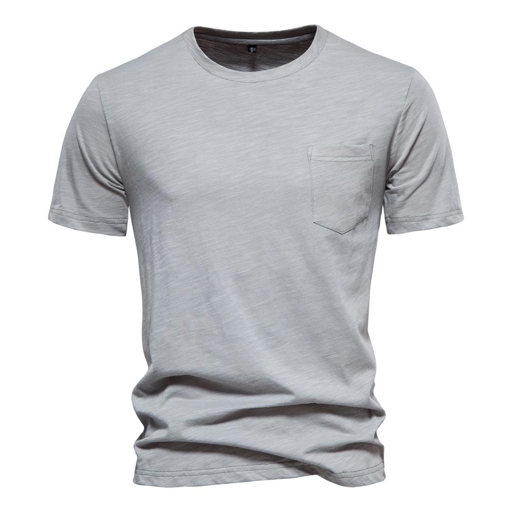 S1120558 Men's Short Sleeved T-shirt with Chest Pocket