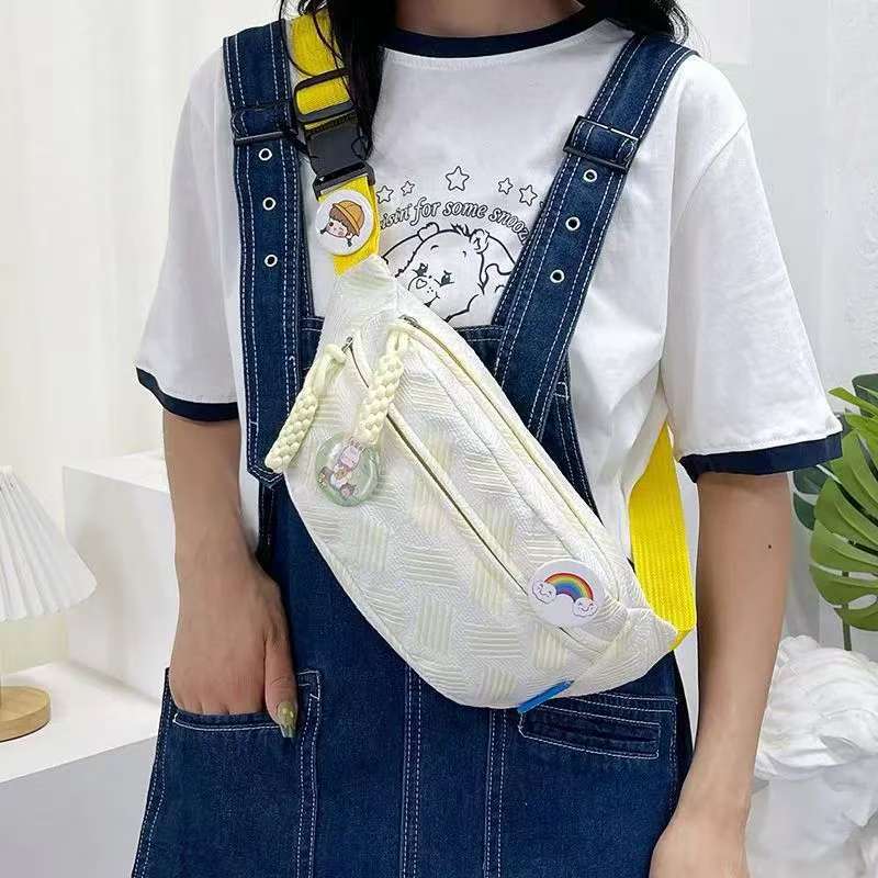 Leisure Fashionable Waist Bag Women Small Fresh Chest Bag Outdoor Sports Running Crossbody Bag Portable Travel Large Capacity Shoulder Bag Armpit Bag