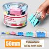 Deli Color Swallowtail Document Clips for 1-6# - Large, Medium, Small Iron Clips