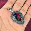 Ammolite Pendant Gemstone Handmade Jewelry, 925 Solid Sterling Silver Pendant, Gift For Wife Jewelry