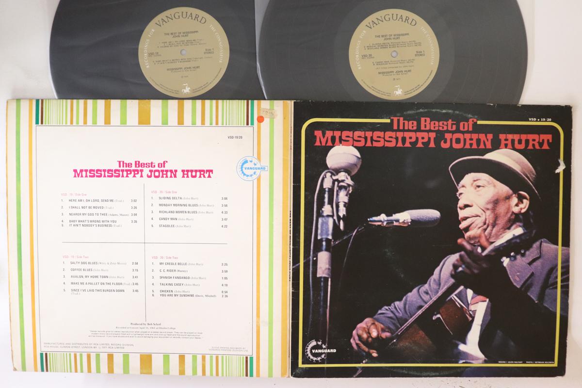 

LP Record MISSISSIPPI JOHN HURT Best Of Mississippi John Hurt VSD1920 VANGUARD 1971 UK Blues Used