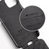 Melkco Genuine Leather Phone Case for iPhone 16 Pro Max 17 Air 17Pro16E 15 Plus 14 13 Mini 12 11 X XS Max XR Vertical Flip Cover