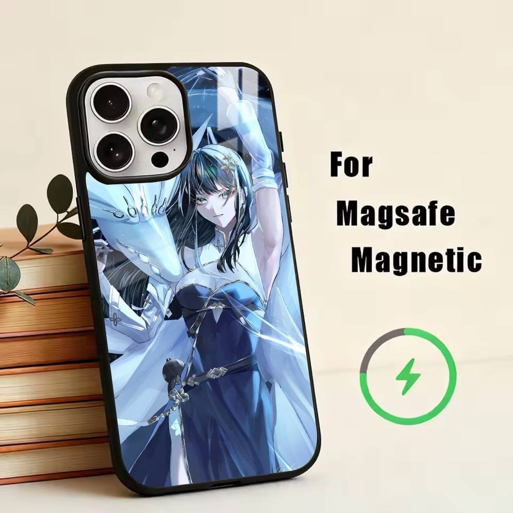 

Game -WW- Wuthering Waves WuWa Phone Case For iPhone17,16,15,14,13,12,11 Plus,Pro Magnetic For Magsafe Wireless Charging iphone16e