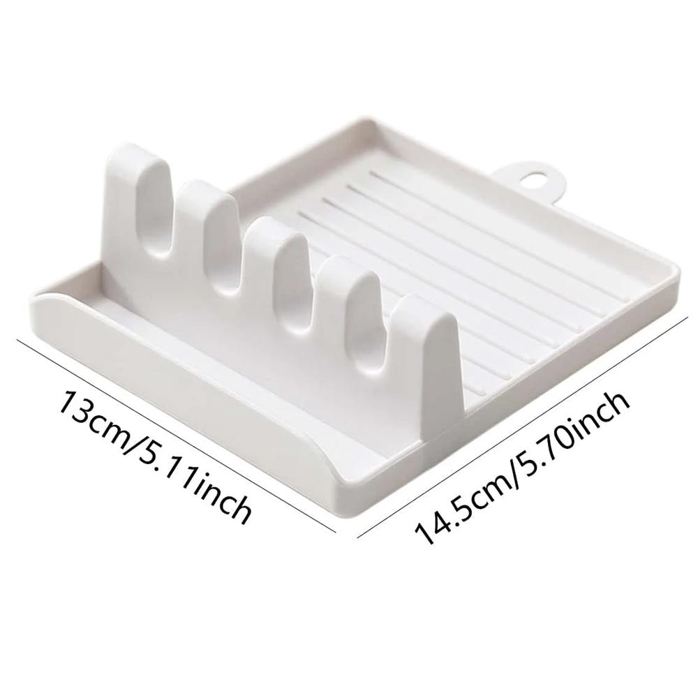 

1Pc Paint Brush Rest Holder White Plastic 4 Slots Paintings Brushes Rests Drip Tray Pad for Watercolor Oil Acrylic Painting белый