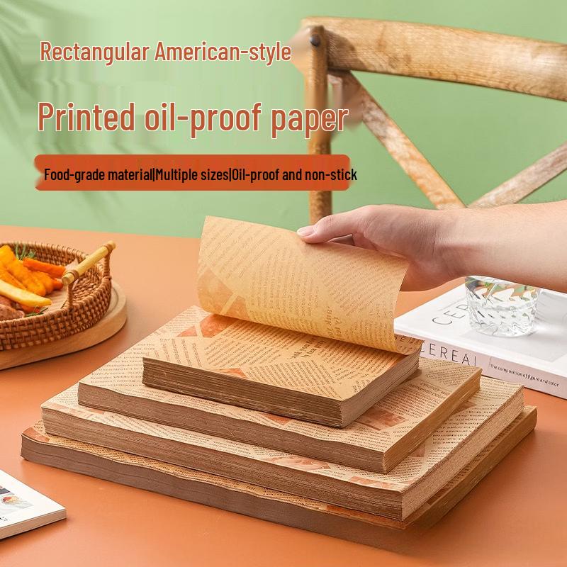 Disposable Rectangular Greaseproof Paper Placemats