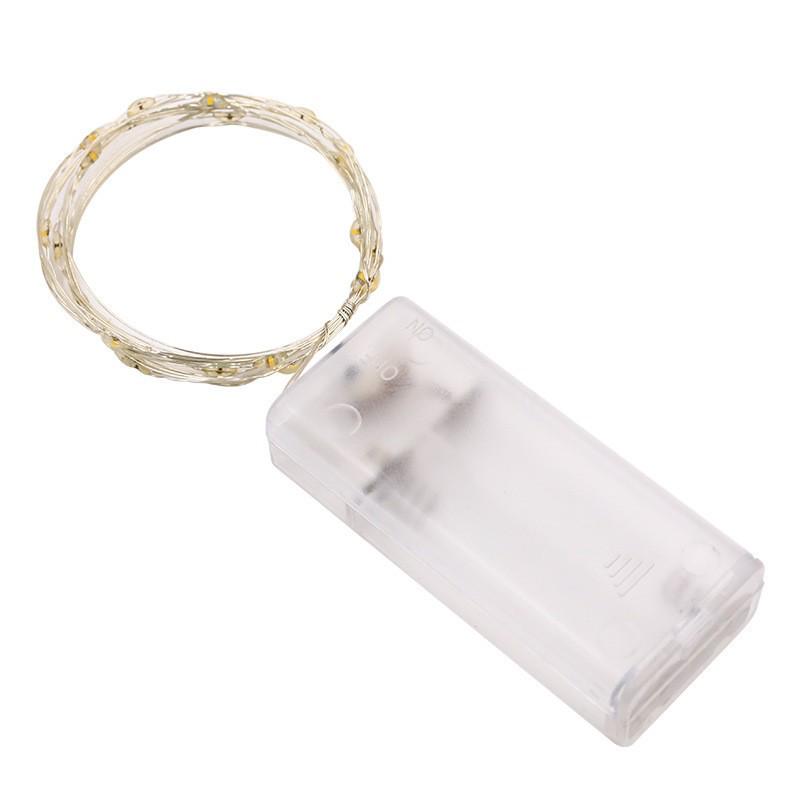 Battery-Powered LED Copper Wire String Lights for Festive Decoration
