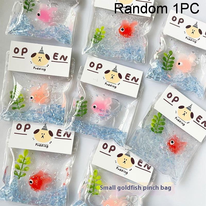 1 Piece Cute Animal Antistress Ball Goldfish Squeeze Prop Slow Rebound  Toy Funny Soft Sticky Stress Relief Pinch Toys