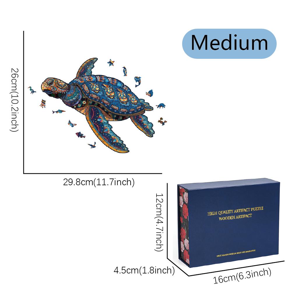 Wooden Puzzles for Adults, 100/200/300 Pieces Uniquely Irregular Animal Shaped Wooden Puzzles, High-difficulty Puzzle