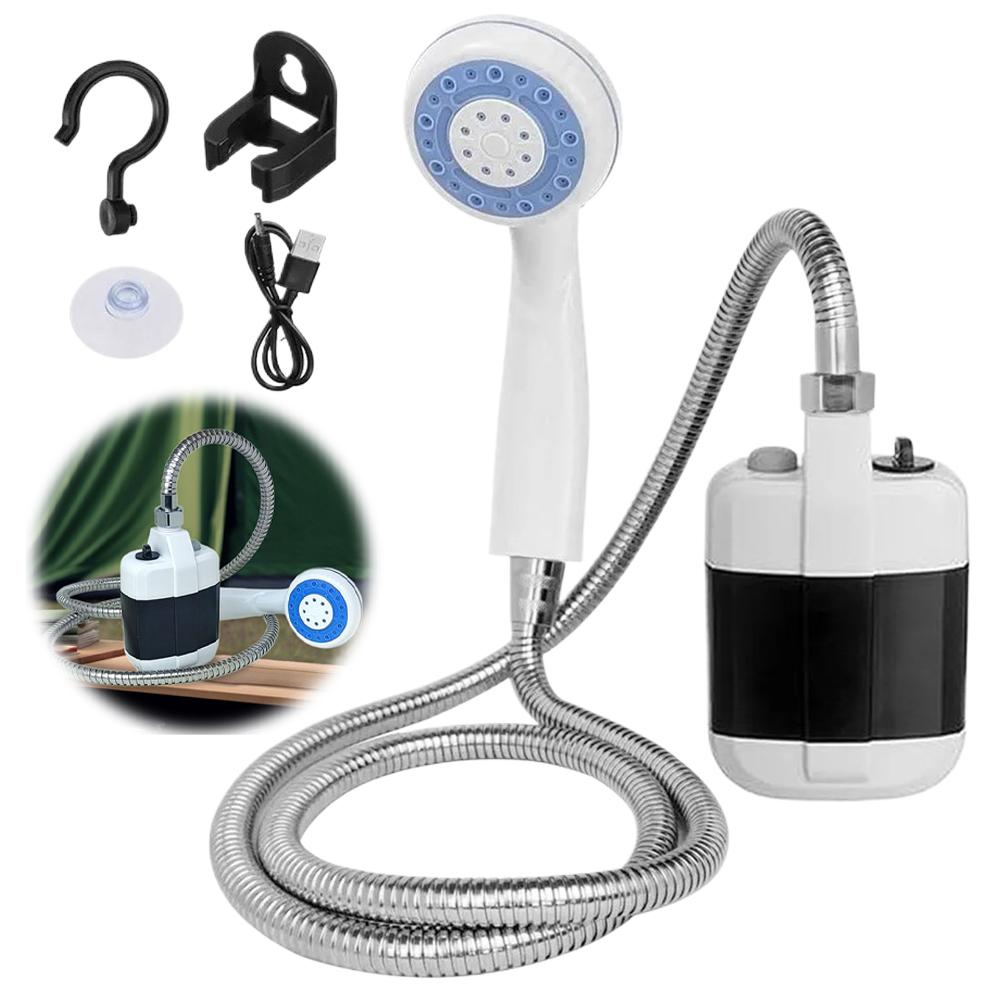 

Portable Electric Outdoor Shower Head Sprayer Multiple Camping Spray Pump Shower for Outside Hiking Dog Bath Beach Traveling China Mainland