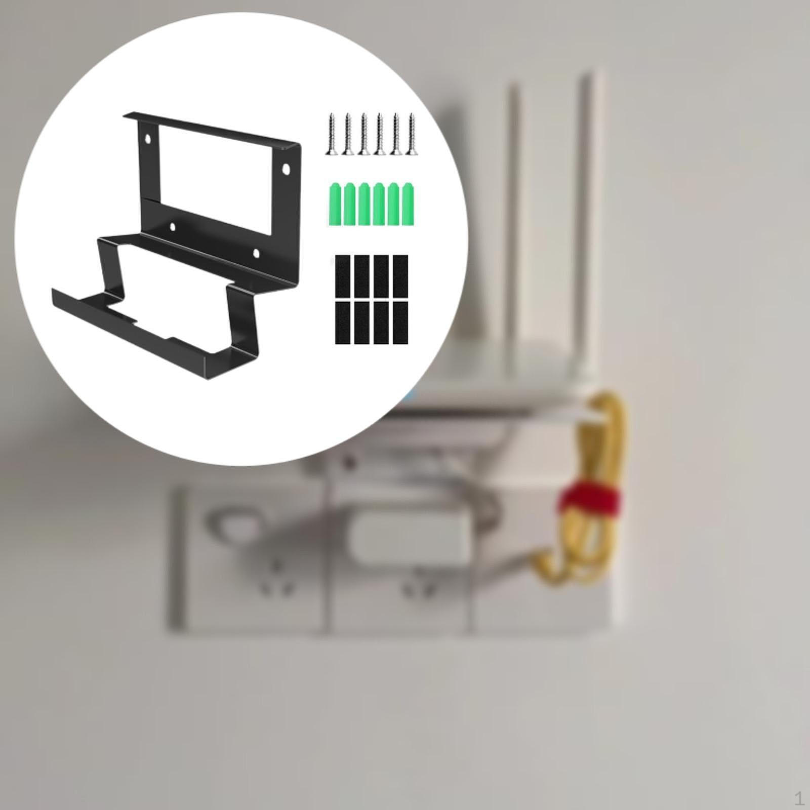 

Router Mount Power Supply Mounting Kit Sturdy Easy Installation Wall Bracket білий