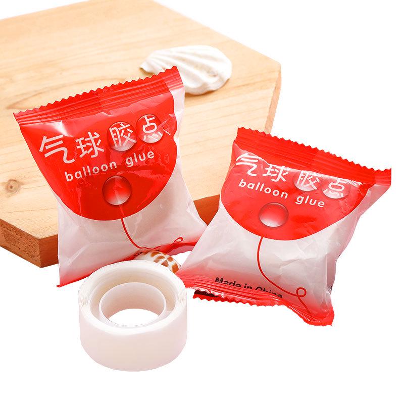 100 Double-Sided Balloon Glue Dots for Wedding Decoration - Non-marking Adhesive Stickers