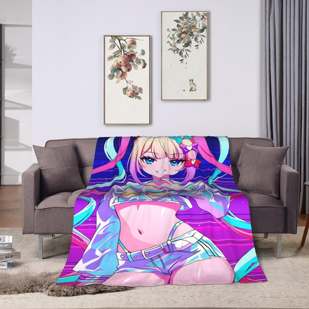 Needy Streamer Overload Kangel Bedding Throws Comfortable Trend Blankets For Living Room Camping Flannel Bedspread Bed Cover
