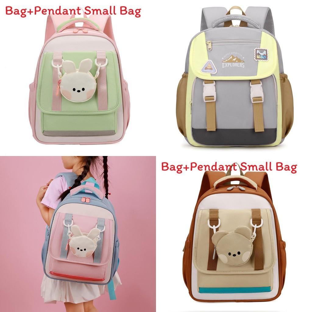 Toddler Girls Boys Backpack With Cartoon Animal Pendant Small Bag
