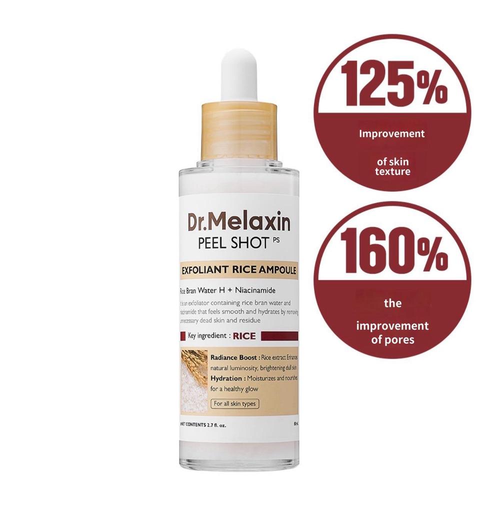 Dr. Melaxin Peel Shot PS Rice Exfoliant Ampoule 80ml