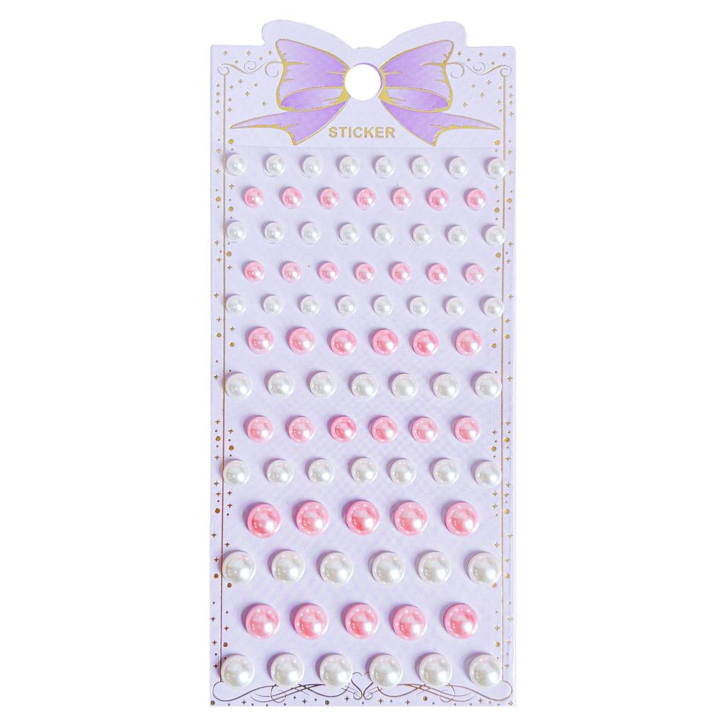 Children's DIY Gem Crystal Stickers - Handmade Diamond Shapes for Girl's Makeup and Decoration