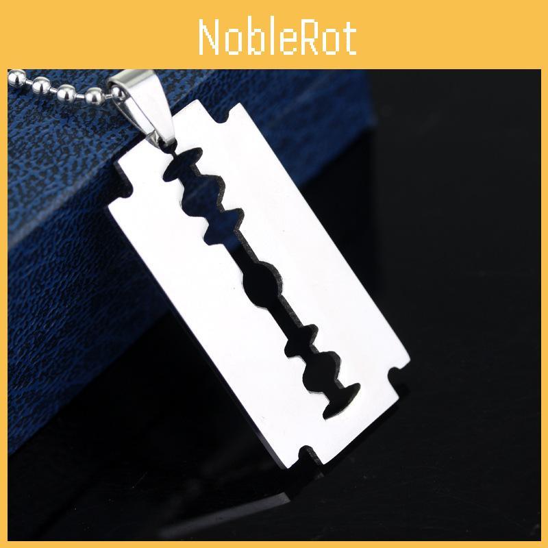 Punk Style Simple Blade Alloy Necklace With Pendant For Party And Employee Gifts