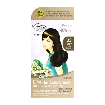 Naturalny Bipa Krem do koloryzacji włosów B3 Naturalny Brąz 120ml Farba