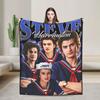 Steve Harrington Blankets  Soft Funny Plush Throw Blanket For Kids Bedroom Flannel Bedspread Bed Cover