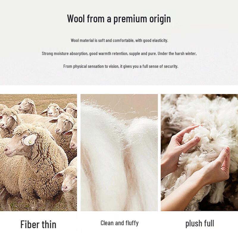 Men's 100% Lambswool Round Neck Pullover Sweater