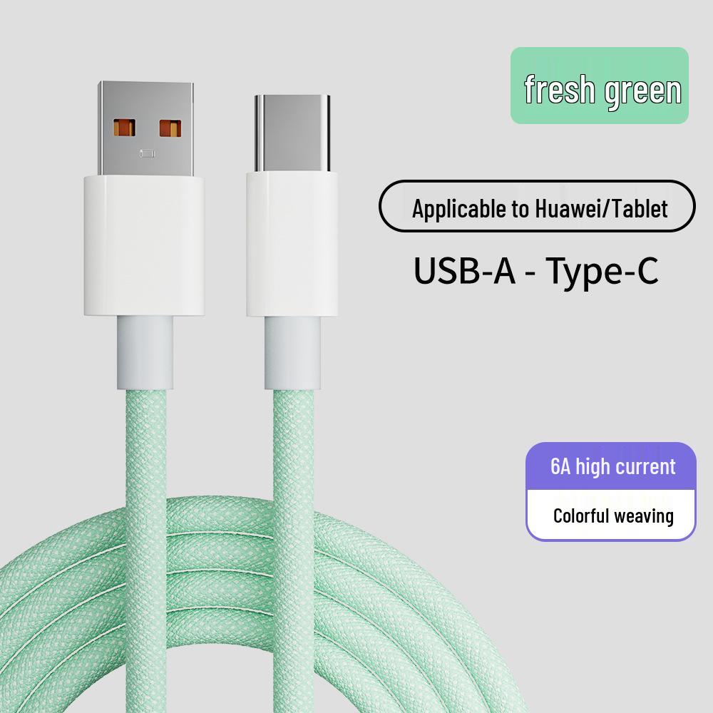 High-Speed Braided Charging Cable for Huawei, Xiaomi, Apple, and iPhone 15 - PD20W Compatible