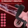 Vibrating Cock Ring 360° Adjustable Bead Clitoral Stimulator Pleasure Penis Ring Vibrator Couples Adult Sex Toys for Men Women
