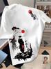 European And American Unisexs Summer Wandering Swordsunisex Print Comfortable And Breathable Round Neck TShirt Outdoor Street Top