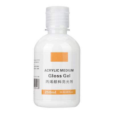 Artistas que dibujan pigmento polaco acrílico brillo medio Gel accesorios de arte (250ml)