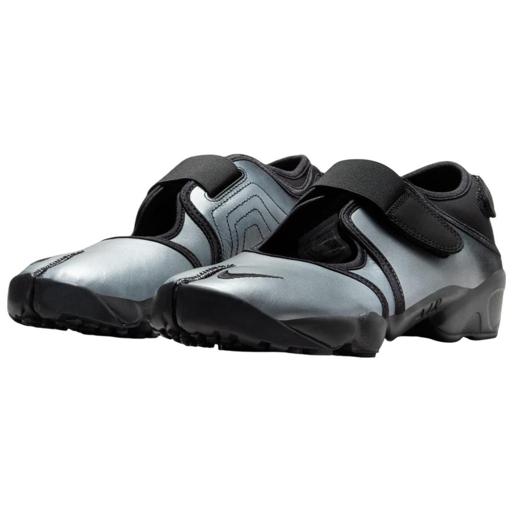 Nike Air Rift Metallic Silver Women Sneakers Black IH3656-095