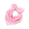 Women New Plain Satin Solid Color 60x60cm Square Scarf Girl Simulation Silk Performance Small Scarves Best Party Gift