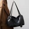 Womens Genuine Leather Shoulder Bag Versatile Commuter Boston Underarm Crossbody