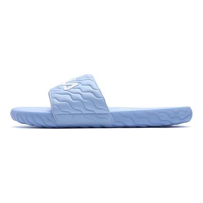 Sandales plates de mode basiques à rebond confortable Chaussures pour hommes Bleu clair F12M421502FPB
